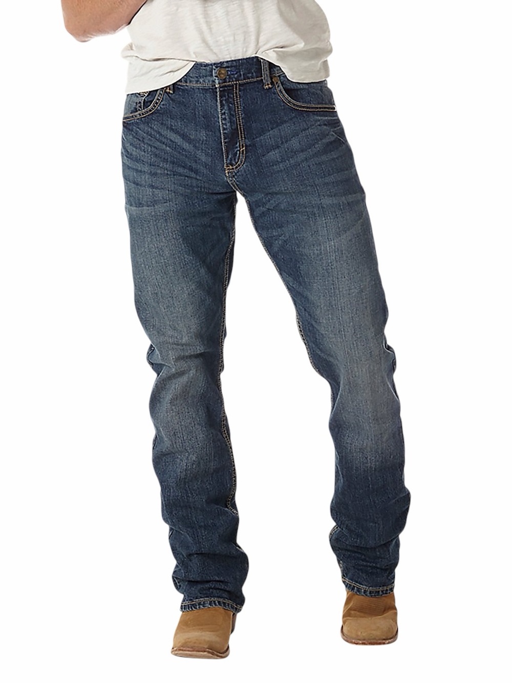 Wrangler Men's Retro Slim Boot Cut - Dark Blue Wash